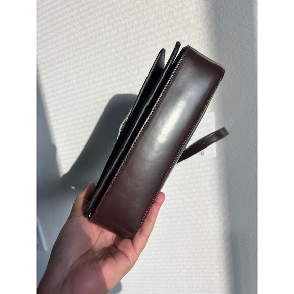 NEW Anine Bing Elly crossbody bag Burgundy NWT - Picture 9 of 12